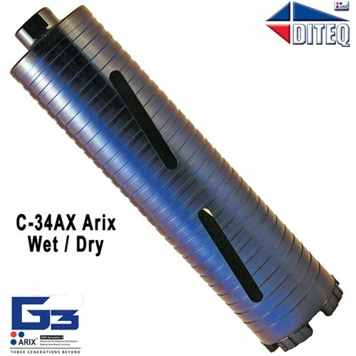 Diteq C-34AX DRY 2" Concrete Diamond Core Bit (arbor 5/8"-11) D31523 4 Diteq C-34AX DRY 2" Concrete Diamond Core Bit (arbor 5/8"-11) D31523 - Image 4