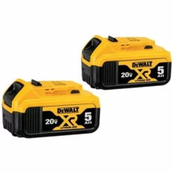 DeWalt Power Tools DeWalt 20V MAX XR 5.0Ah Batteries (2 Pack) DCB205-2