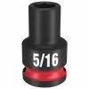 Milwaukee Tools Milwaukee Shockwave Impact Duty 3/8 Drive 5/16" Standard 6 Point Socket 49-66-6102