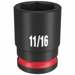 Milwaukee Tools Milwaukee Shockwave Impact Duty 3/8 Drive 11/16" Standard 6 Point Socket 49-66-6109