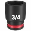 Milwaukee Tools Milwaukee Shockwave Impact Duty 3/8 Drive 3/4" Standard 6 Point Socket 49-66-6110