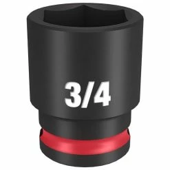Milwaukee Tools Milwaukee Shockwave Impact Duty 3/8 Drive 3/4" Standard 6 Point Socket 49-66-6110