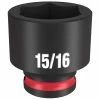 Milwaukee Tools Milwaukee Shockwave Impact Duty 3/8 Drive 15/16" Standard 6 Point Socket 49-66-6113