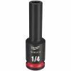 Milwaukee Tools Milwaukee Shockwave Impact Duty 3/8 Drive 1/4" Deep 6 Point Socket 49-66-6115