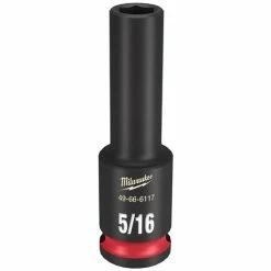 Milwaukee Tools Milwaukee Shockwave Impact Duty 3/8 Drive 5/16" Deep 6 Point Socket 49-66-6117