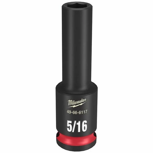Milwaukee Tools Milwaukee Shockwave Impact Duty 3/8 Drive 5/16" Deep 6 Point Socket 49-66-6117 1 Milwaukee Tools Milwaukee Shockwave Impact Duty 3/8 Drive 5/16" Deep 6 Point Socket 49-66-6117