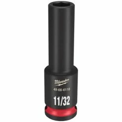 Milwaukee Tools Milwaukee Shockwave Impact Duty 3/8 Drive 11/32" Deep 6 Point Socket 49-66-6118