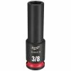 Milwaukee Tools Milwaukee Shockwave Impact Duty 3/8 Drive 3/8" Deep 6 Point Socket 49-66-6119