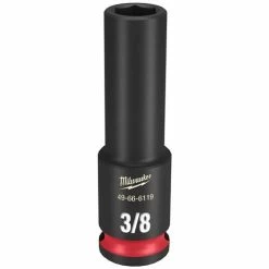 Milwaukee Tools Milwaukee Shockwave Impact Duty 3/8 Drive 3/8" Deep 6 Point Socket 49-66-6119