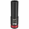 Milwaukee Tools Milwaukee Shockwave Impact Duty 3/8 Drive 7/16" Deep 6 Point Socket 49-66-6120