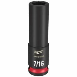 Milwaukee Tools Milwaukee Shockwave Impact Duty 3/8 Drive 7/16" Deep 6 Point Socket 49-66-6120