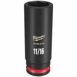 Milwaukee Tools Milwaukee Shockwave Impact Duty 3/8 Drive 11/16" Deep 6 Point Socket 49-66-6124
