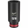 Milwaukee Tools Milwaukee Shockwave Impact Duty 3/8 Drive 13/16" Deep 6 Point Socket 49-66-6126