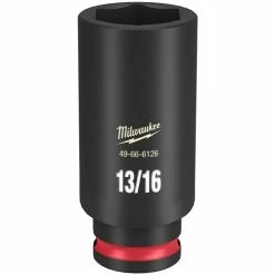 Milwaukee Tools Milwaukee Shockwave Impact Duty 3/8 Drive 13/16" Deep 6 Point Socket 49-66-6126