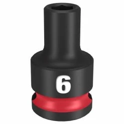 Milwaukee Tools Milwaukee Shockwave Impact Duty 3/8 Drive 6mm Standard 6 Point Socket 49-66-6130