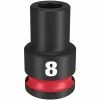 Milwaukee Tools Milwaukee Shockwave Impact Duty 3/8 Drive 8mm Standard 6 Point Socket 49-66-6132