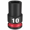 Milwaukee Tools Milwaukee Shockwave Impact Duty 3/8 Drive 10mm Standard 6 Point Socket 49-66-6134
