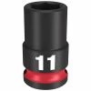 Milwaukee Tools Milwaukee Shockwave Impact Duty 3/8 Drive 11mm Standard 6 Point Socket 49-66-6135