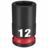 Milwaukee Tools Milwaukee Shockwave Impact Duty 3/8 Drive 12mm Standard 6 Point Socket 49-66-6136