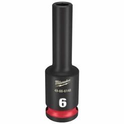 Milwaukee Tools Milwaukee Shockwave Impact Duty 3/8 Drive 6mm Deep 6 Point Socket 49-66-6148