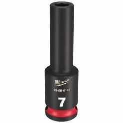 Milwaukee Tools Milwaukee Shockwave Impact Duty 3/8 Drive 7mm Deep 6 Point Socket 49-66-6149
