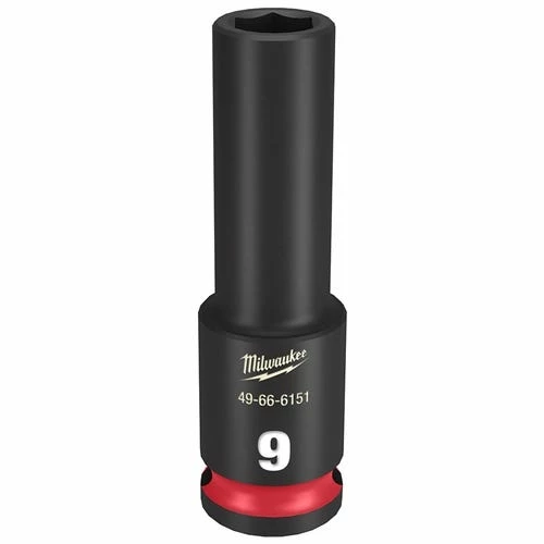Milwaukee Tools Milwaukee Shockwave Impact Duty 3/8 Drive 9mm Deep 6 Point Socket 49-66-6151 1 Milwaukee Tools Milwaukee Shockwave Impact Duty 3/8 Drive 9mm Deep 6 Point Socket 49-66-6151