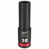 Milwaukee Tools Milwaukee Shockwave Impact Duty 3/8 Drive 10mm Deep 6 Point Socket 49-66-6152