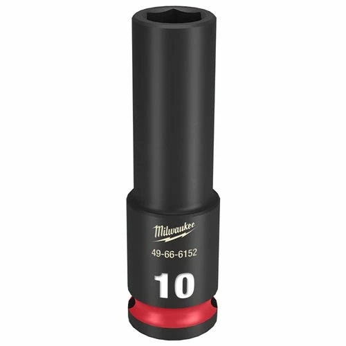 Milwaukee Tools Milwaukee Shockwave Impact Duty 3/8 Drive 10mm Deep 6 Point Socket 49-66-6152 1 Milwaukee Tools Milwaukee Shockwave Impact Duty 3/8 Drive 10mm Deep 6 Point Socket 49-66-6152