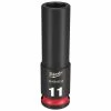 Milwaukee Tools Milwaukee Shockwave Impact Duty 3/8 Drive 11mm Deep 6 Point Socket 49-66-6153