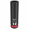 Milwaukee Tools Milwaukee Shockwave Impact Duty 3/8 Drive 12mm Deep 6 Point Socket 49-66-6154