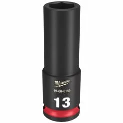 Milwaukee Tools Milwaukee Shockwave Impact Duty 3/8 Drive 13mm Deep 6 Point Socket 49-66-6155