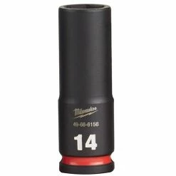 Milwaukee Tools Milwaukee Shockwave Impact Duty 3/8 Drive 14mm Deep 6 Point Socket 49-66-6156