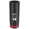 Milwaukee Tools Milwaukee Shockwave Impact Duty 3/8 Drive 16mm Deep 6 Point Socket 49-66-6158