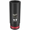 Milwaukee Tools Milwaukee Shockwave Impact Duty 3/8 Drive 17mm Deep 6 Point Socket 49-66-6159