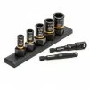Gearwrench Tools Gearwrench 7 PC. 1/4 & 3/8" Drive SAE Bolt Biter Impact Extraction Socket Set 83911"