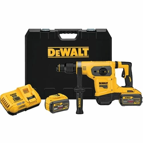 DeWalt Power Tools DeWalt 60V MAX 1-9/16" SDS MAX Brushless Combination Rotary Hammer Kit DCH481X2 1 DeWalt Power Tools DeWalt 60V MAX 1-9/16" SDS MAX Brushless Combination Rotary Hammer Kit DCH481X2