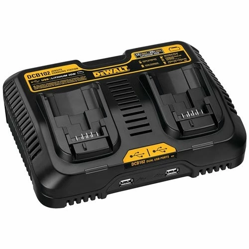 DeWalt Power Tools DeWalt 12V/20V Max Jobsite Charging Station DCB102 1 DeWalt Power Tools DeWalt 12V/20V Max Jobsite Charging Station DCB102