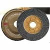 CS Unitec PLANTEX 4-1/2" Compound Flap Wheels 60 Grit (10 PACK) 93526