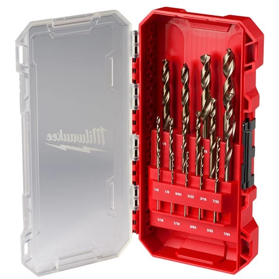 Milwaukee Tools Milwaukee RED HELIX™ Cobalt Drill Bit Set – 15PC 48-89-2370 1 Milwaukee Tools Milwaukee RED HELIX™ Cobalt Drill Bit Set – 15PC 48-89-2370