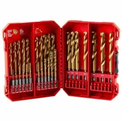 Milwaukee Tools Milwaukee SHOCKWAVE Impact Duty™ RED HELIX™ Titanium Drill Bit Set - 29PC 48-89-4672