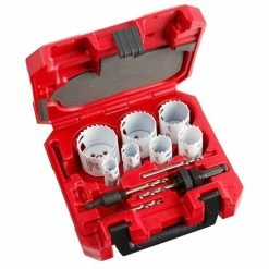Milwaukee Tools Milwaukee 12 Piece Hole Dozer With Carbide Teeth Hole Saw Kit 49-22-3090