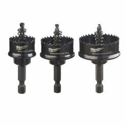 Milwaukee Tools Milwaukee Thin Wall 3 Piece Hole Saw Set 49-22-4800