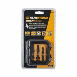 Gearwrench Tools Gearwrench 4 Pc. Bolt Biter Screw Extractor Set 84787 12 Gearwrench Tools Gearwrench 4 Pc. Bolt Biter Screw Extractor Set 84787 -Champion Cutting Tool shop 84787 3