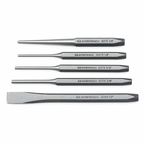 Gearwrench Tools Gearwrench 5 Piece Punch And Chisel Set 82304 1 Gearwrench Tools Gearwrench 5 Piece Punch And Chisel Set 82304