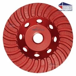 Diteq CTC-32 4" 60/80 Grit Continuous Turbo Cup Wheel D82004