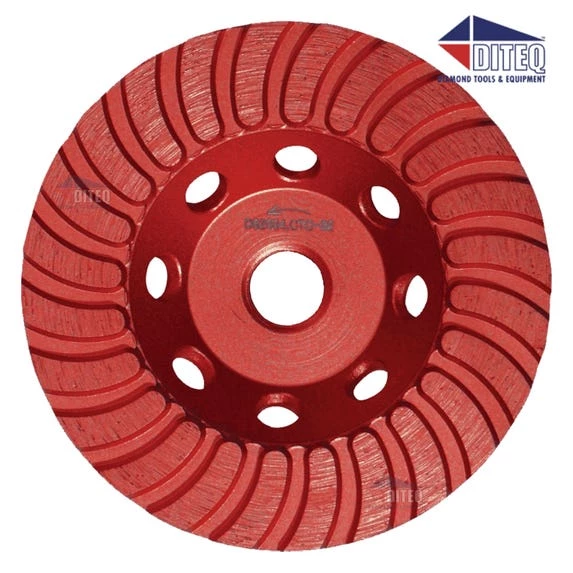 Diteq CTC-32 4" 60/80 Grit Continuous Turbo Cup Wheel D82004 1 Diteq CTC-32 4" 60/80 Grit Continuous Turbo Cup Wheel D82004