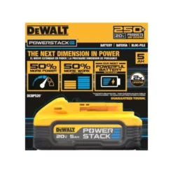 DeWalt Power Tools DeWalt Powerstack 20V MAX 5ah Battery DCBP520 -Champion Cutting Tool shop dcbp520 e