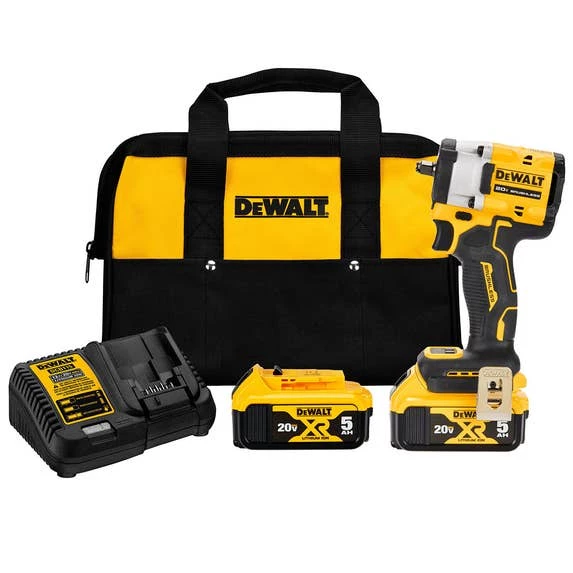 DeWalt Power Tools DeWalt Atomic 20V Max 3/8" Cordless Impact Wrench 2 Battery Kit W/ Hog Ring Anvil DCF923P2 1 DeWalt Power Tools DeWalt Atomic 20V Max 3/8" Cordless Impact Wrench 2 Battery Kit W/ Hog Ring Anvil DCF923P2