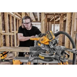DeWalt Power Tools DeWalt 60V MAX* Brushless 12in. Double Bevel Sliding Miter Saw Kit DCS781X1 -Champion Cutting Tool shop dcs781x1 a4