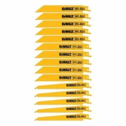 DeWalt Power Tools DeWalt 15 Piece Bi-Metal Reciprocating Saw Blade Case Set Kit DW4890